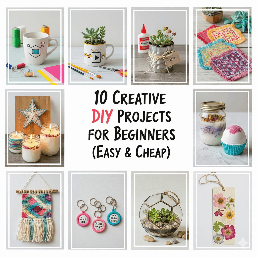 10 Proyek DIY Kreatif untuk Pemula (Mudah & Hemat)